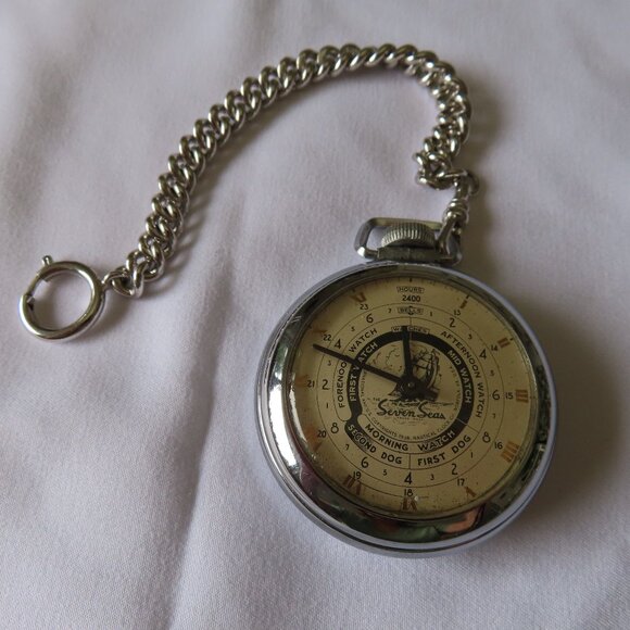 Ingraham Other - Ingraham Seven Seas pocket watch